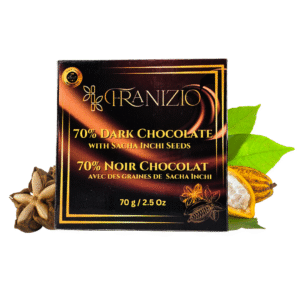 FRANIZIO 70% Dark Chocolate with Sacha Inchi Seeds